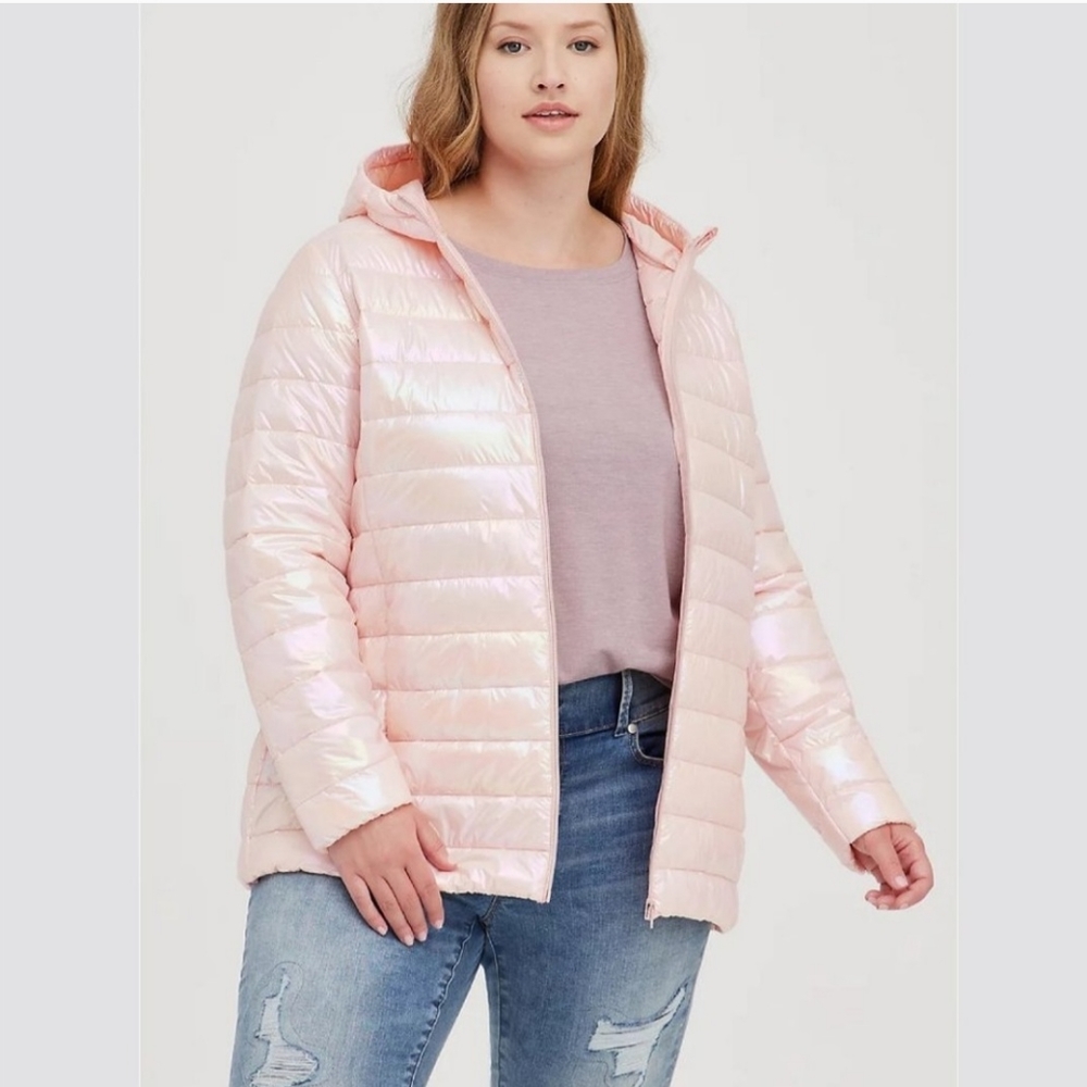 Pink Torrid Puffer Jacket